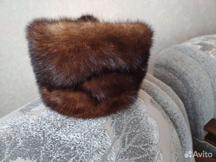 Шапка норковая женская