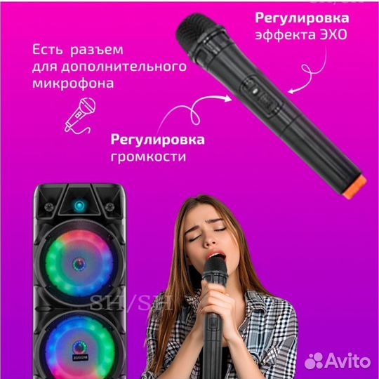 Большая колонка караоке