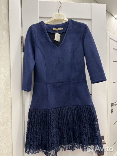 Велюровое платье новое