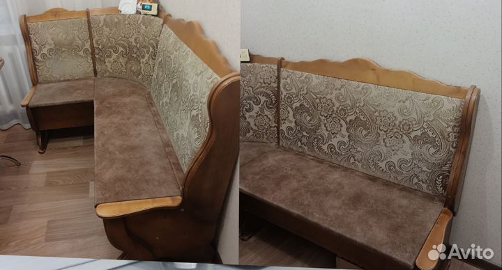 Угловой диван на кухню бу