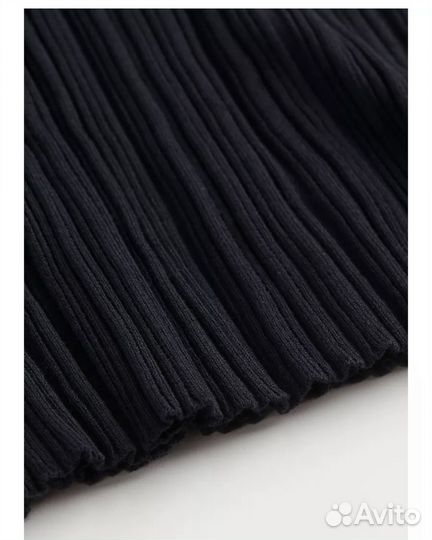 Футболка в рубчик с биркой (новая) XS