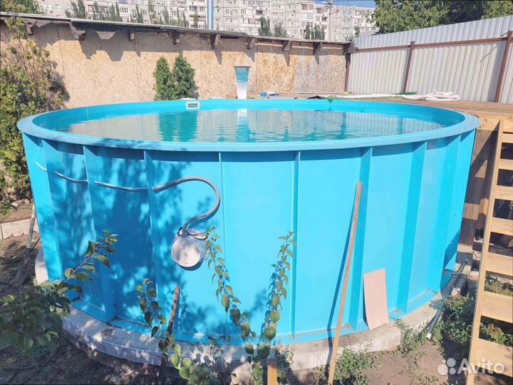 Пластиковый круглый бассейн от производителя