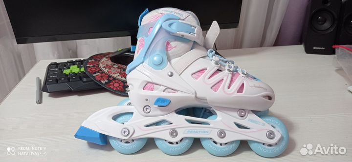 Детские ролики рр32-35и защита