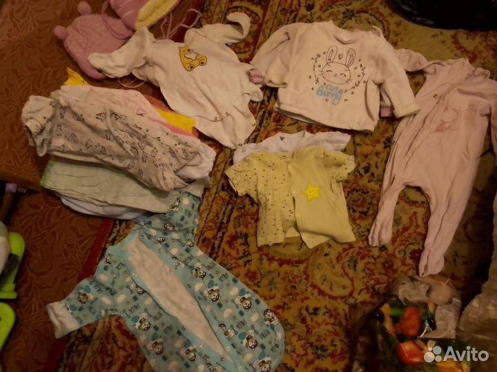 Детские вещи от 0 до 6 мес пакетом