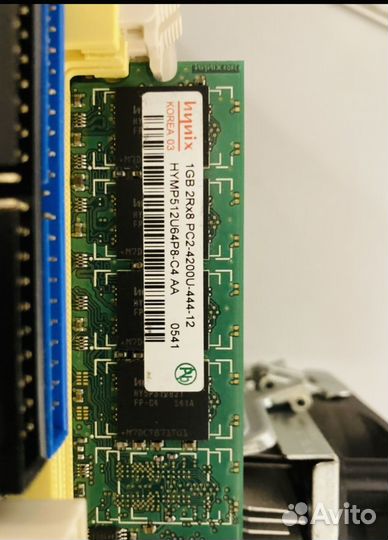 Материнская плата с процессором