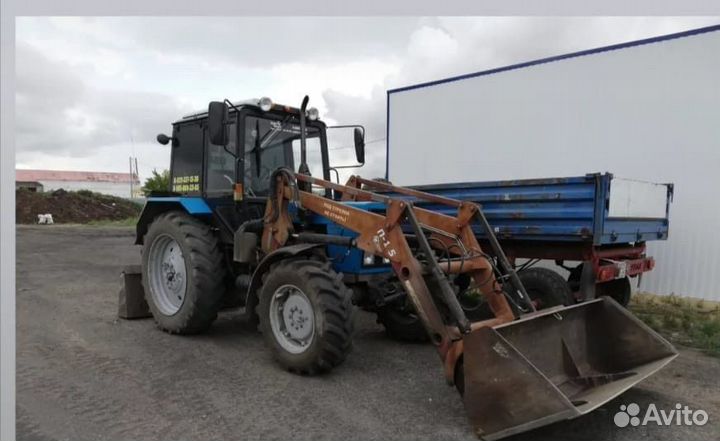 Услуга трактор с прицепом