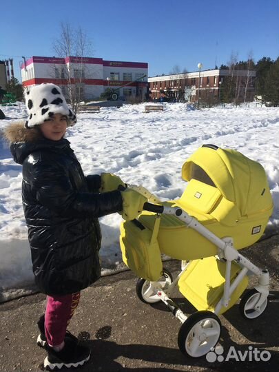 Коляска 2 в 1 adamex luciano