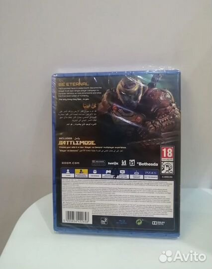 Игра PlayStation 4 Doom Eternal. Диск. Новый