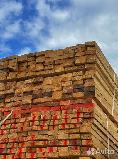 Доска обрезная 50х100х6000