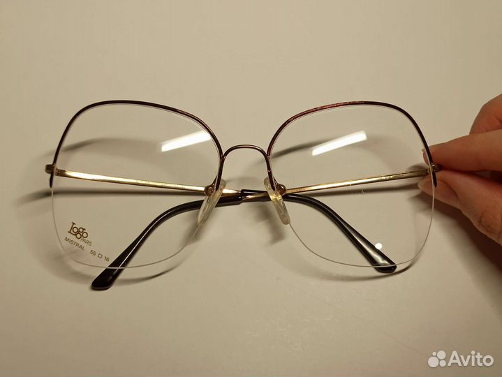 Новые очки винтаж без диоптрий logo Paris оправа