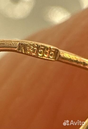 Золотой комплект Камея