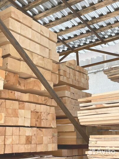 Брус обрезной 100х200х6000мм