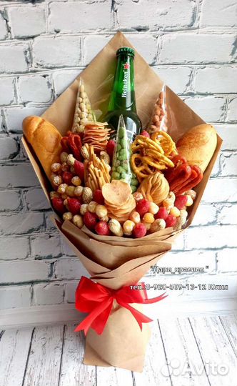 Съедобные букеты для мужчин