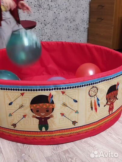 Сухой бассейн с шариками большой