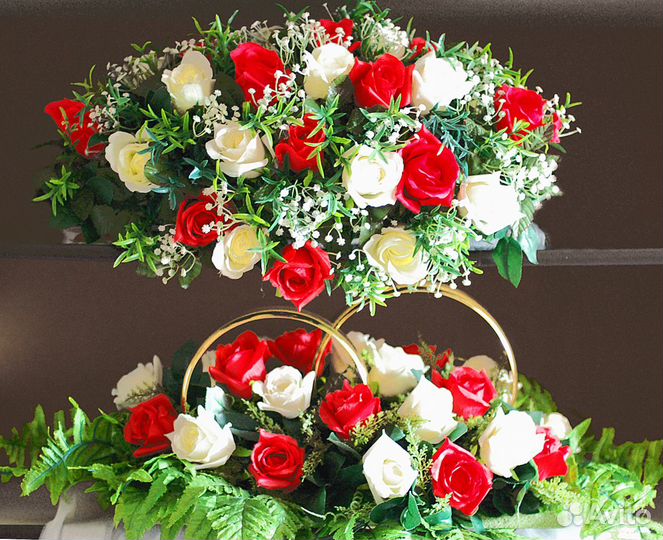 Свадебное украшение на машину