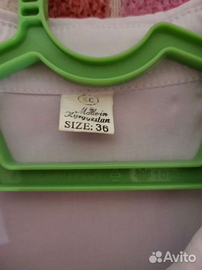 Блузка на девочку с коротким рукавом