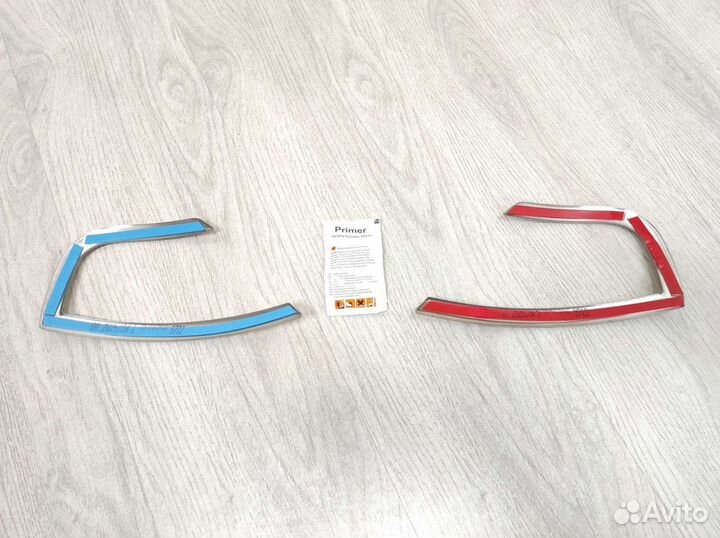 Накладки на противотуманные фары Renault Duster