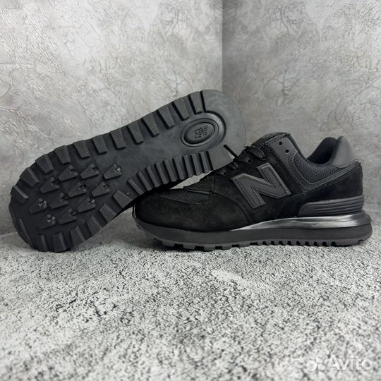 Кроссовки new balance 574 черные