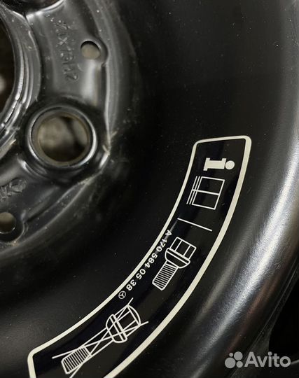 Запасное колесо Mercedes W203 Япония