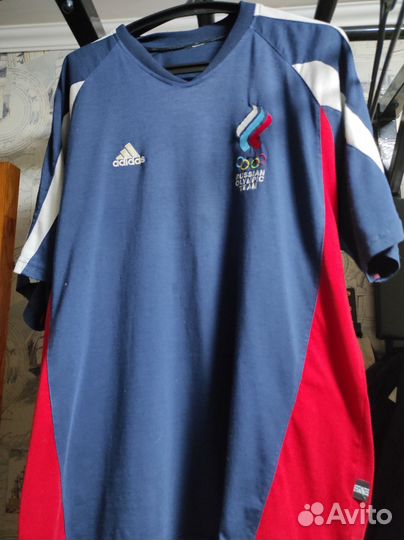 Винтажная футболка Олимпийская Семья Adidas L