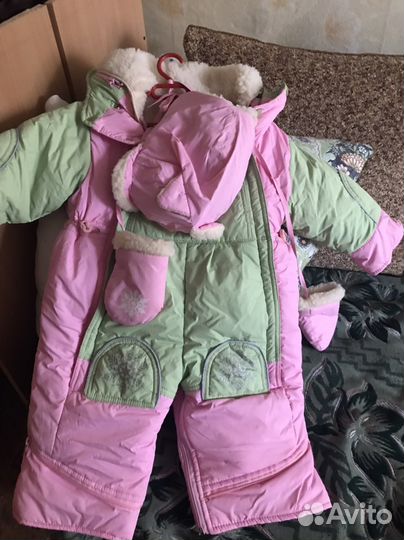 Зимний комбинезон для девочки