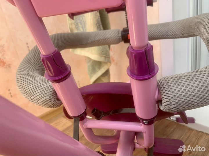 Детский велосипед трехколесный с ручкой