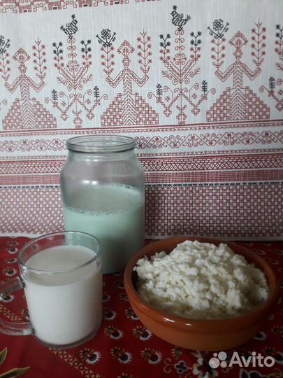 Козье молоко, творог, сыр