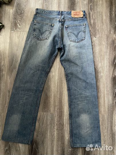 Джинсы levis 501 на болтах винтаж