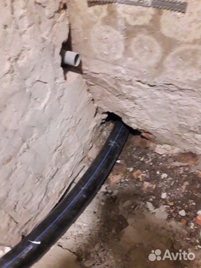 Замена канализацыонных выпусков безтраншейная