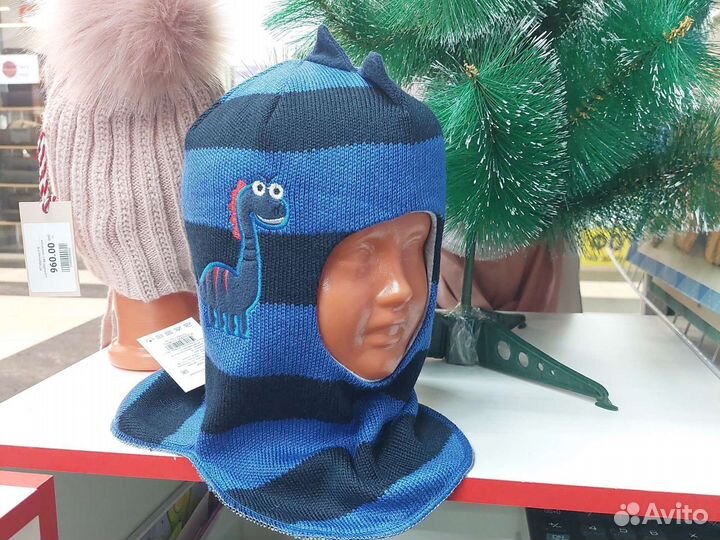 Шлем шапка для мальчика