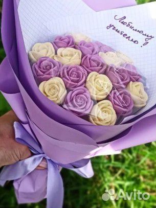 Розы из шоколада,съедобный букет,подарок