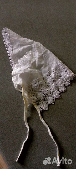 Чепчик для девочки до года