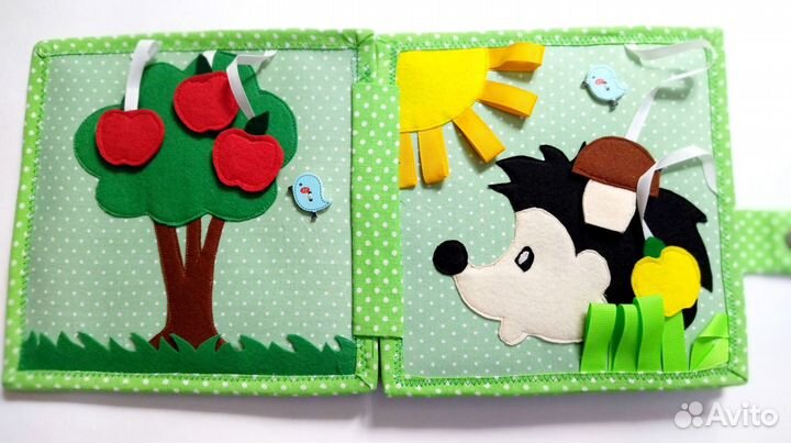 Развивающая книжка из фетра
