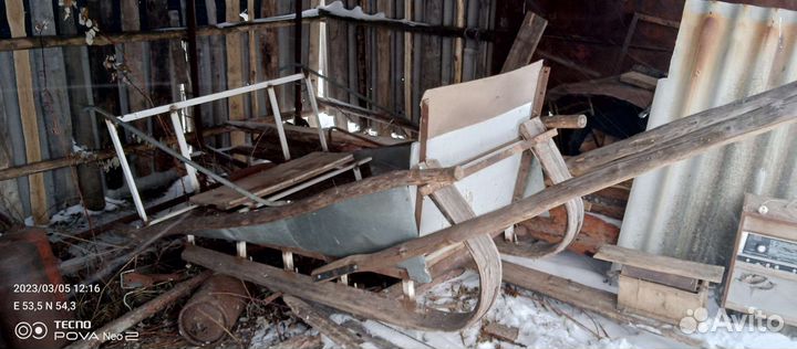 Сани розвальни