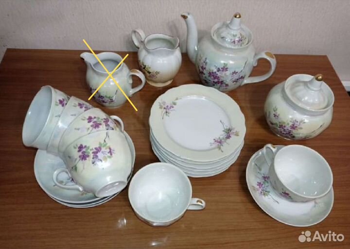 Чайный сервиз Дулево