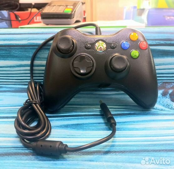 Проводной джостик xbox360