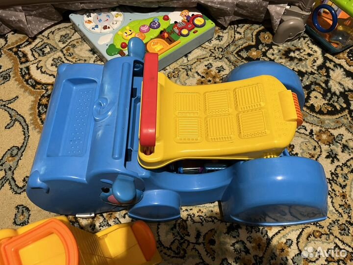 Игрушка бегемот и жираф fisher price