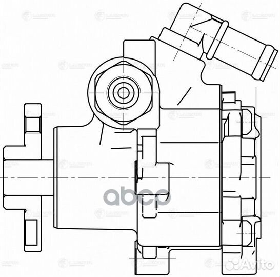 Насос гур для а/м BMW 5 (E60) (03) 2.5i/3.0i (LPS