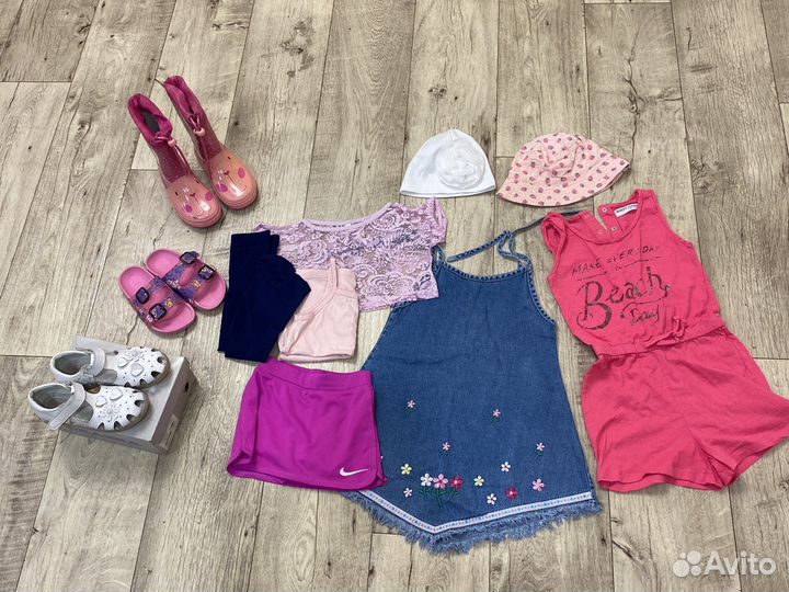 Одежда и обувь на девочку 104-110 пакетом