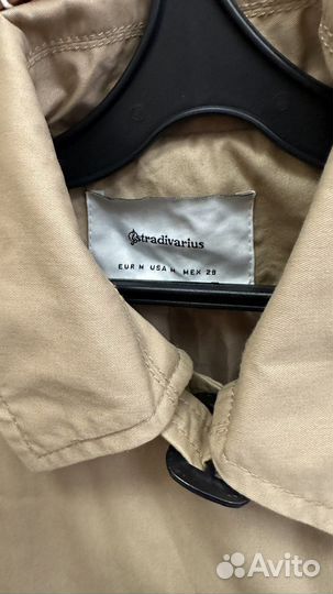 Тренч женский stradivarius