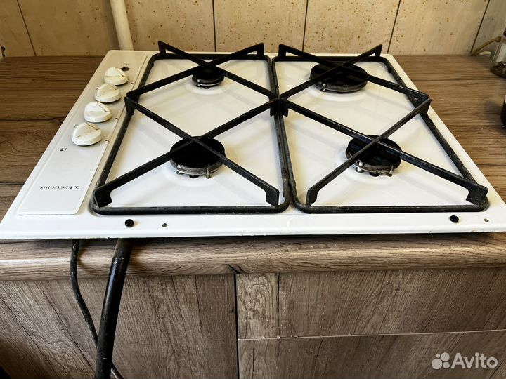 Газовая варочная панель electrolux 4 комф. б/у