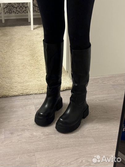 Новые сапоги трубы широкие 39 40 old money