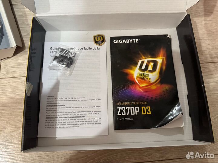 Материнская плата gigabyte z370p d3