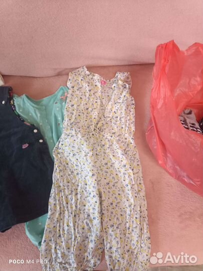 Вещи пакетом на девочку 80