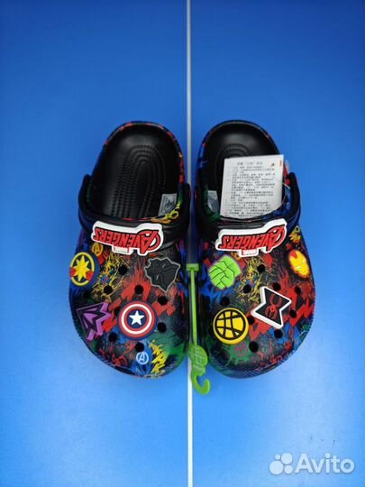 Crocs marvel C12 C13 J1 J2 J3 J4 крокс марвэл