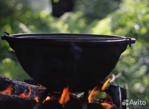 Казан узбекский чугунный 22л Оригинал