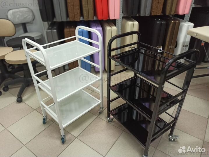 Этaжeрка на колесиках Столик мастера