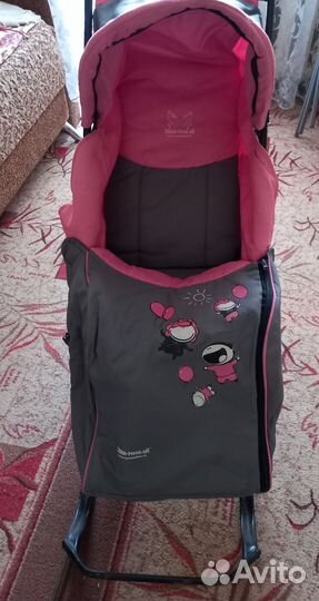 Детские санки коляска