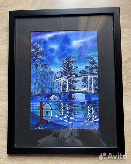 Картины акварелью достопримечательности городов