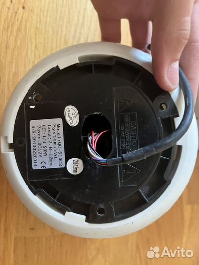 Камера видеонаблюдения купольная